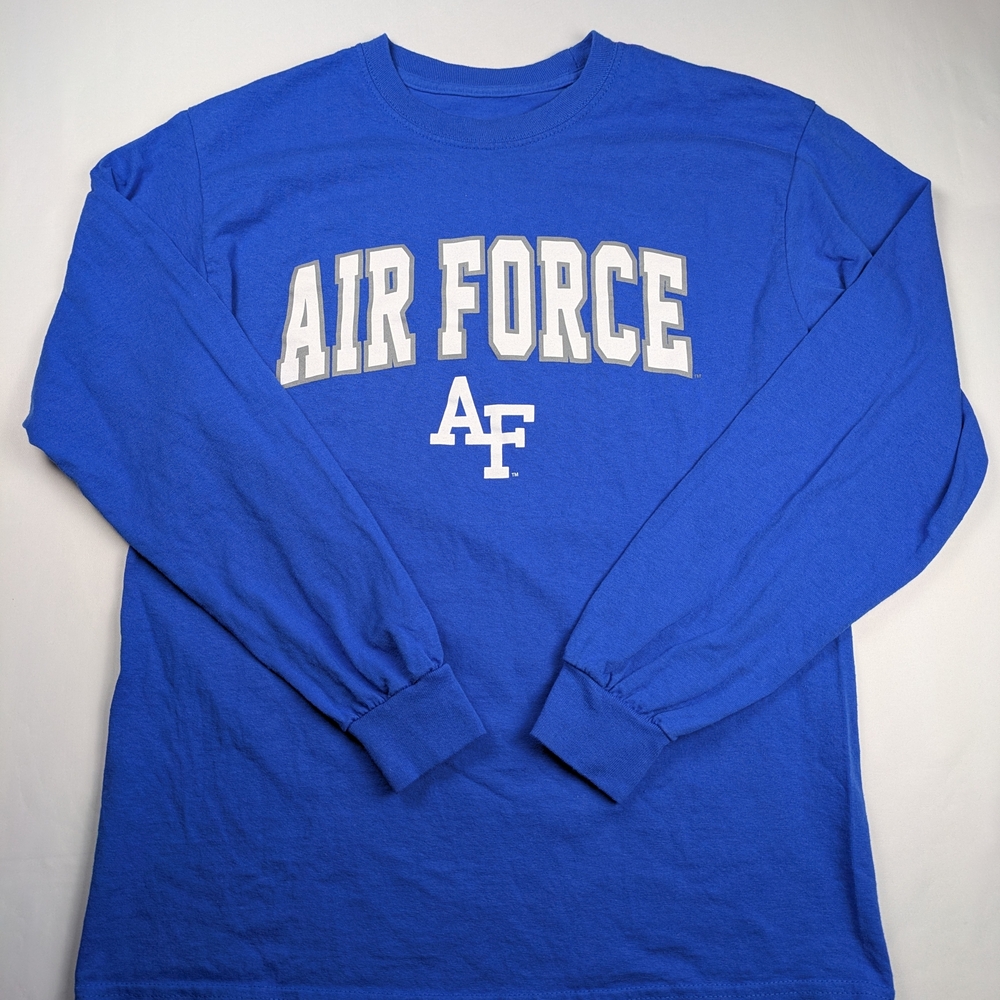 Size Medium (18x28)- Air Force Falcons Elite Fan Brand, Long Sleeve Shirt